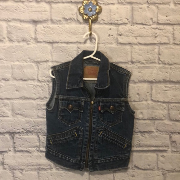 Levis Girls Denim Vest